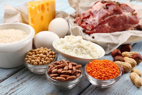 Sources of protein in a protein diet